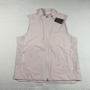 G/FORE Golf Vest Pink Blush Lightweight Sleeveless Full Zip Women's XXL NEW